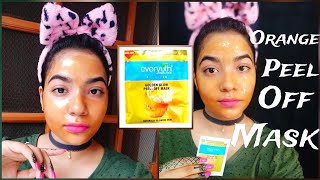 Everyuth golden glow peel off mask DEMO+REVIEW. Very easy steps