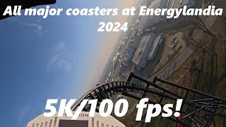 All major coasters at ENERGYLANDIA! 2024! (GoPro HERO 13 black)