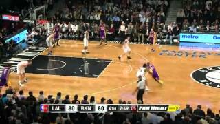 Kobe's Big Slam | Lakers vs Nets  | Feb 5th, 2013
