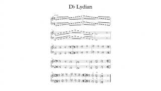 Db Lydian Scale and Chords