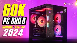 60K BDT PC Build Guide 2024 ft Ryzen 7 5700X \u0026 RX 580