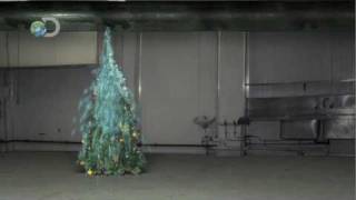 MythBusters - Hurricane Windows - Exploding Frozen Tree
