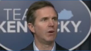 Gov. Andy Beshear reacts to Rep. Thomas Massie's primary loss