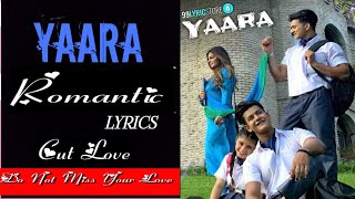 Yaara Lyrics | Mamta Sharma | Manjul Khattar | Arishfa Khan | Ajaz Ahmed | Bad-Ash | G series