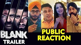 Blank Trailer | PUBLIC REACTION | Sunny Deol, Karan Kapadia, Ishita Dutta
