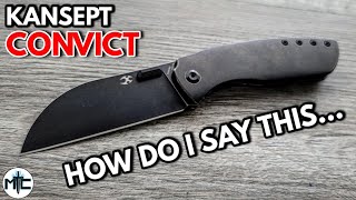 Kansept / Sheepdog Knives Convict Folding Knife - Overview and Review