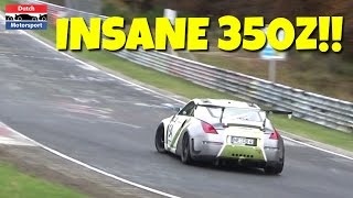 Nissan 350Z -CRAZY MOMENTS! - Nürburgring Touristenfahrten 06.11.2016