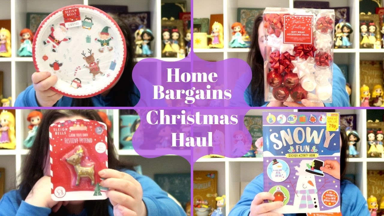 Home Bargains Christmas Haul Youtube