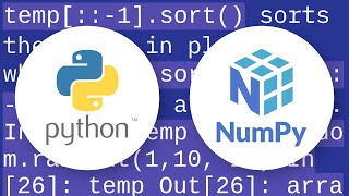 Efficiently sorting a numpy array in descending order?