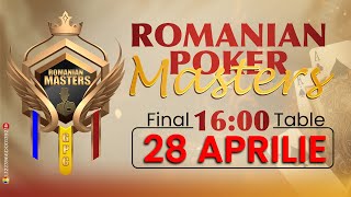 🛑Romanian Poker MASTERS - Final Table (oare cine o sa castige inelul?)