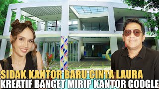 SIDAK KANTOR BARU CINTA LAURA LUAS 3 HEKTAR SEMUA ADA.. UDAH KAYAK DI KANTOR GOOGLE