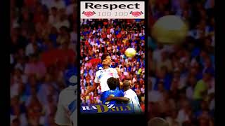 Materazzi and  patrick vieira aerial duel| Italy vs France | World Cup #shorts #respect