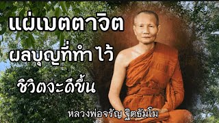 แผ่เมตตาจิตผลบุญที่ทำไว้ชีวิตจะดีขึ้น หลวงพ่อ จรัญ ฐิตธัมโม