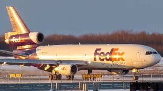 Fedex McDonnell Douglas DC-10F (DC10) landing \u0026 departing Montreal (YMX/CYMX)