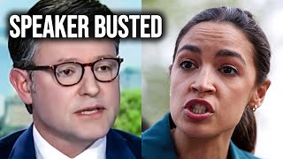 Republican House Speaker ROCKED As AOC Exposes Alarming Ban Bombshell
