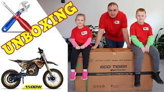 Tiger 1500W 48V Electric Cross Bike - Unboxing - Full Assembly - Instructions - Nitro Motors