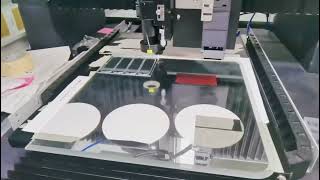 激光超人 laser cutting 5mm梳妝臺玻璃，50w的切割速度120mm，80w的切割速度200 300mm 玻璃激光切割機 玻璃切割機 玻璃雕刻機72