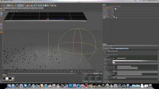 Cinema 4D r12 Dynamics Tutorial: Emitter \u0026 Attractor - AcrezHD