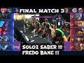 Soloz Saber,Fredo Bane !! Final ! Shopee Bosskur vs Boss Pusher Match 3