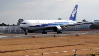 ANA B767-300のエンジン音 [GE CF6-80C2B2F]