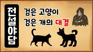 [전설야담 153] 검은 고양이, 검은 개의 대결 [옛날이야기] 4월 30일 0430 [만물유래] 당수나무, 당산나무