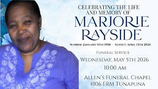 The Funeral Service of Marjorie Rayside