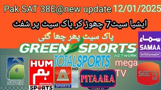 Pak SAT 38E@new update. aaj ki makhmal channel new channel add...