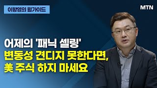 [이항영의 월가이드] 어제의 '패닉 셀링' 변동성 견디지 못한다면, 美 주식 하지 마세요 / 머니투데이방송 (증시, 증권)