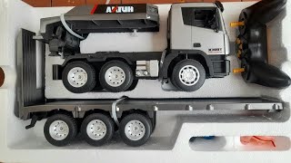 Unboxing RC Truck Triler Huina 1318 Scala 1:18