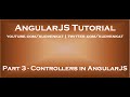 Controllers in AngularJS