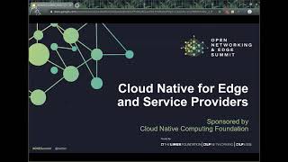 Tutorial: Cloud Native for Edge and Service Providers