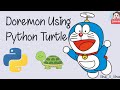 Drawing a Doremon using Python  Program 🐢 #python #programming