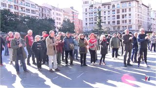 El Movimiento de Pensionistas de Barakaldo celebra los 7 años de lucha en las calles