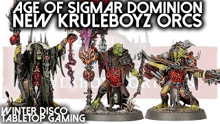 NEW Orc models for Warhammer Age of Sigmar! Kruleboyz in Dominion box set Age of Sigmar 3rd edition