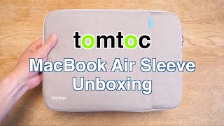 tomtoc MacBook Air Sleeve Unboxing