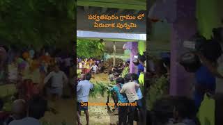 పర్వతాపురం గ్రామంలో గెలుపొందిన వృషభ రాజు#farmer #village #bulls #trending #shorts #nature #music