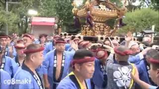 平成28年 亀戸天神社大祭 本社神輿宮出し