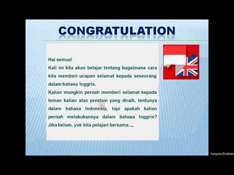 Materi Congratulation Kelas 10 : Materi Congratulating And ...