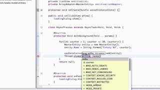 ADA Framework Screencast AsyncTask