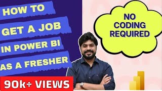 Getting a Job as a Fresher in Power BI | Mr. Shashank explaining how he cracked the Interview