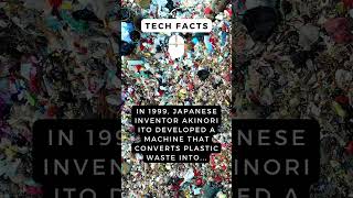 Tech Fact - From Waste to Treasure: The Ingenious Plastic Conversion Machine from Japan! #shorts