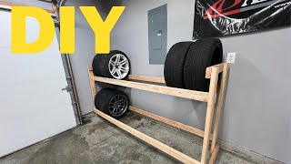 DIY TIRE RACK