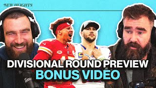 Mahomes’ First Road Playoff Game, Shocking Fan Art \u0026 Best Team Name Bracket Revealed! | Bonus Video