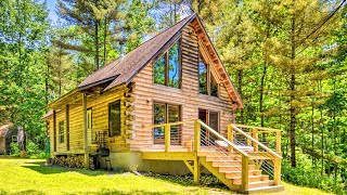 Rustic Beautiful Waterfront Dresden Cabin with Large Deck | Exploring Tiny House