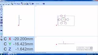 Aberlink 3D Mk4 - Measuring the Test Piece