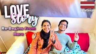 അങ്ങനെ നീണ്ട കാത്തിരിപ്പ് അവസാനിച്ചു | She landed in Riga | Love Story Re-Begins From Here | Latvia