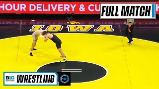 197 LBS: Matt Wroblewski (Illinois) vs. #3 Jacob Warner (Iowa) | 2021 B1G Wrestling
