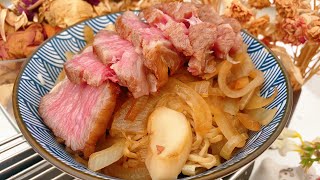 A5和牛盖浇饭 (Japanese A5 Kobe beef rice bowl)