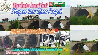 Update hari ini🙏💕PROGRES LUAR BIASA PESAT PROYEK JEMBATAN PANDANSIMO JOGJA🚩 Cor Beton Atas Bawah