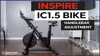 Inspire IC1.5 Bike - Handlebar Adjustment